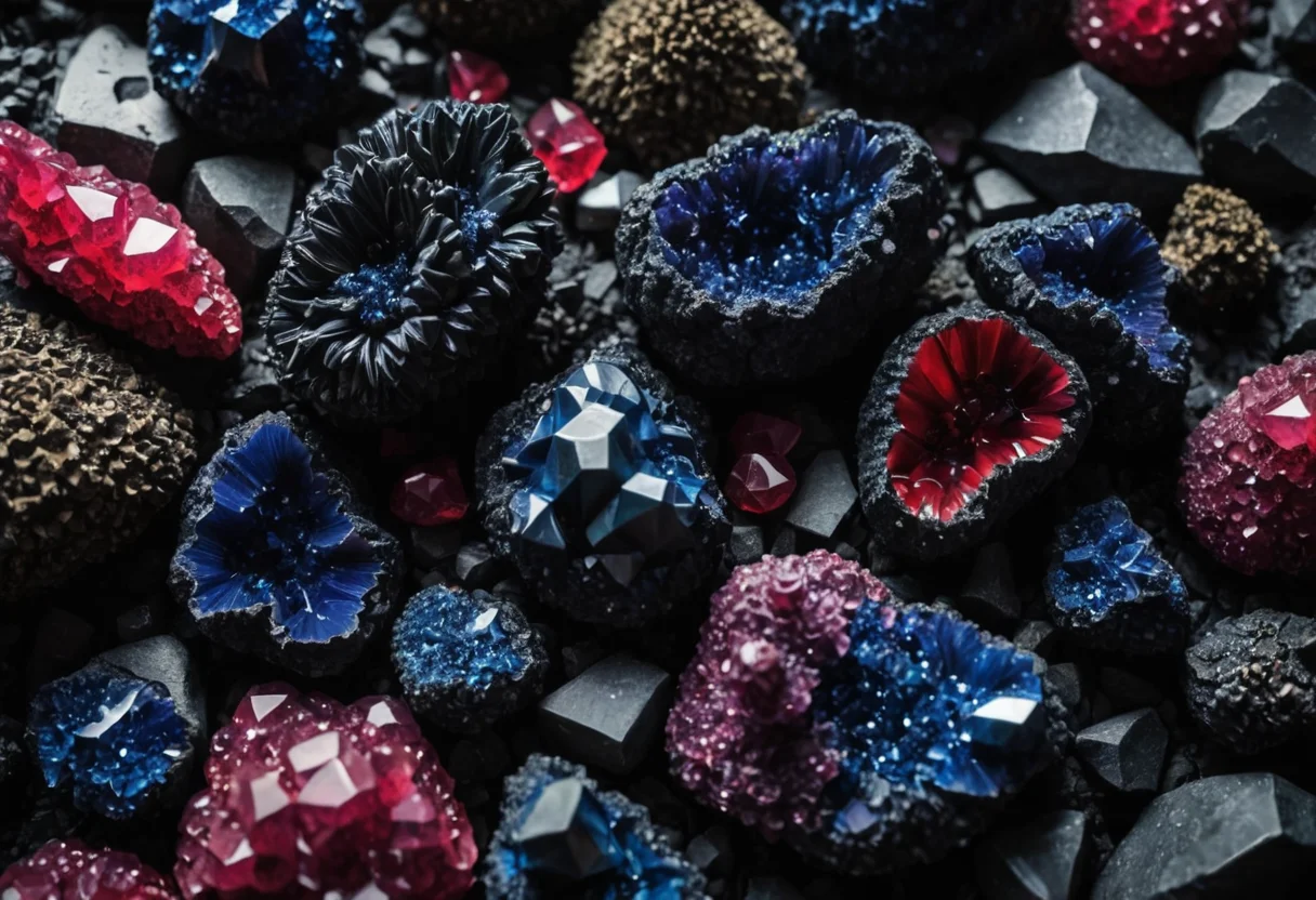 Obsidian Geode Forest (fantasy) — SDXL AI prompt