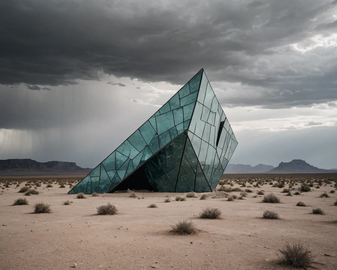 Fractured Horizon Monolith — SDXL AI prompt