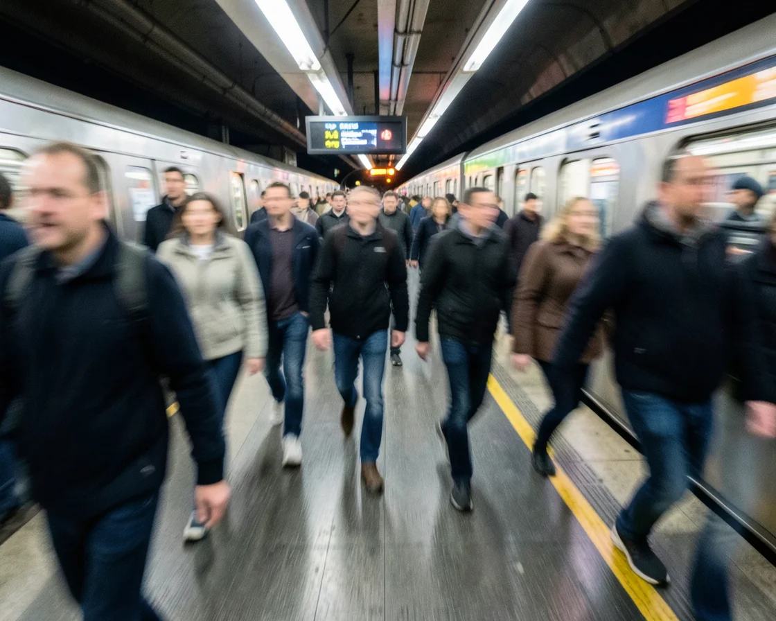 Rush Hour Blur — Flux AI prompt