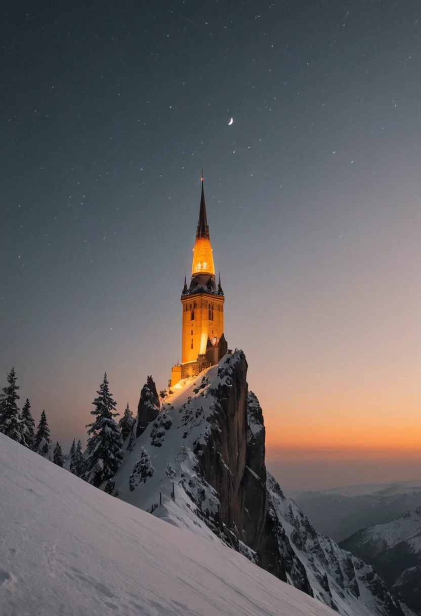 Spire of Frozen Breath — SDXL AI prompt