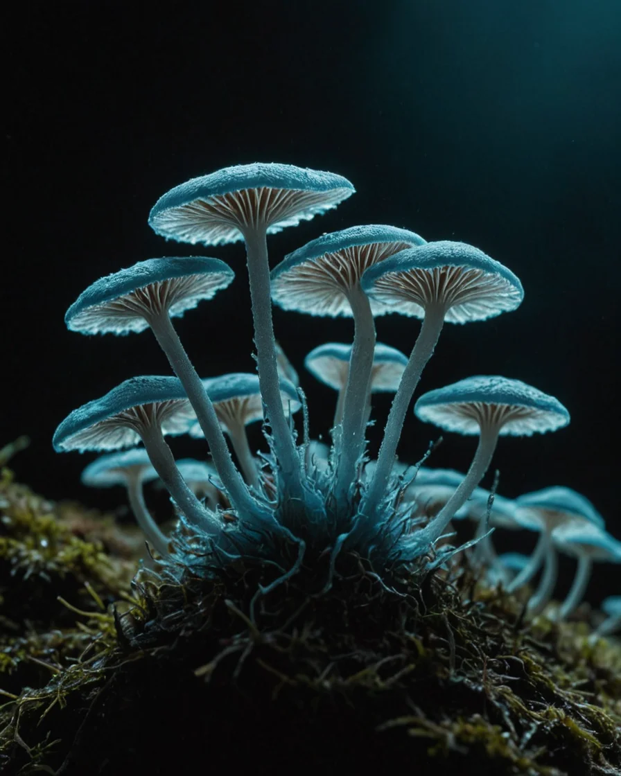 Fungal Heart Macro — SDXL AI prompt