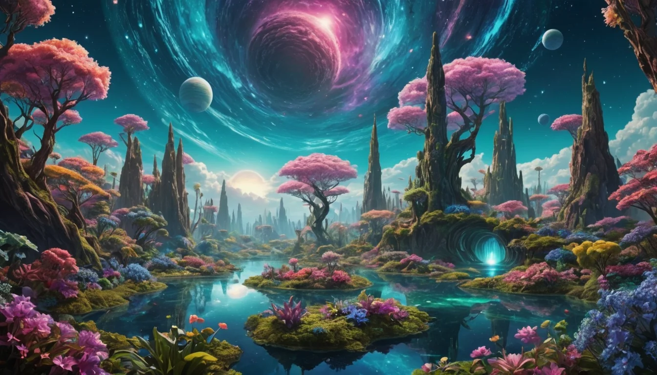 Gas Giant Garden — SDXL AI prompt