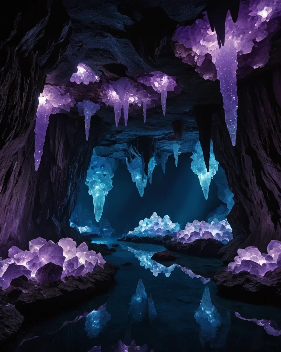 Geode Abyss (photography) — SDXL AI prompt