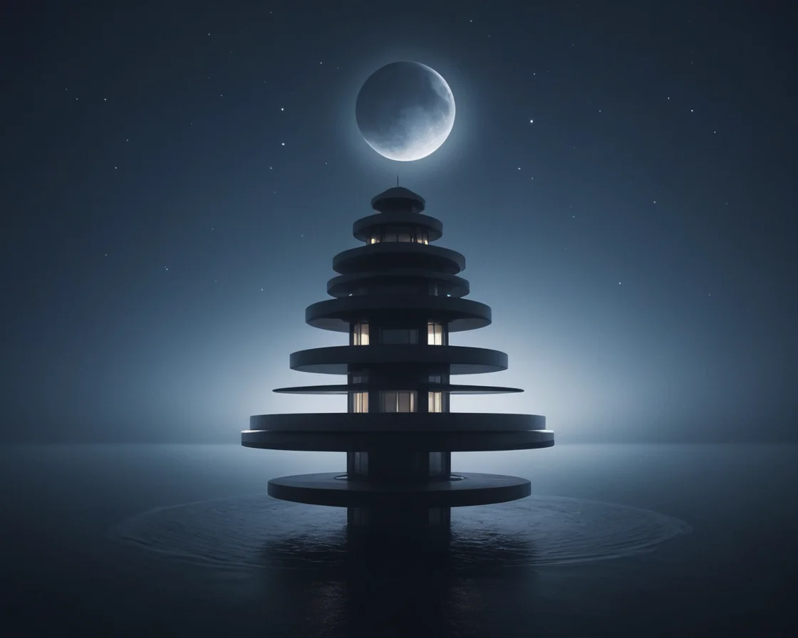 Geometric Float City — SDXL AI prompt