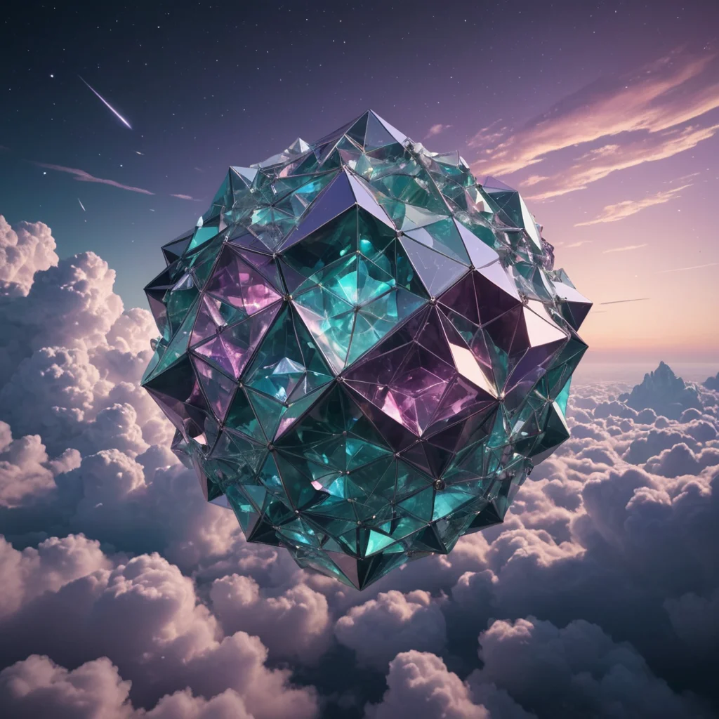 Geometric Float — SDXL AI prompt