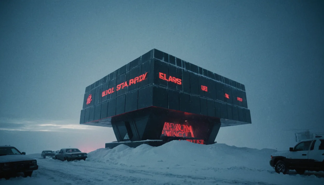 Glacial Megastructure — SDXL AI prompt