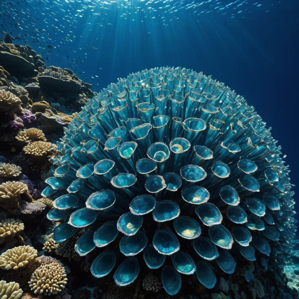 Glass Coral Reef — SDXL AI prompt
