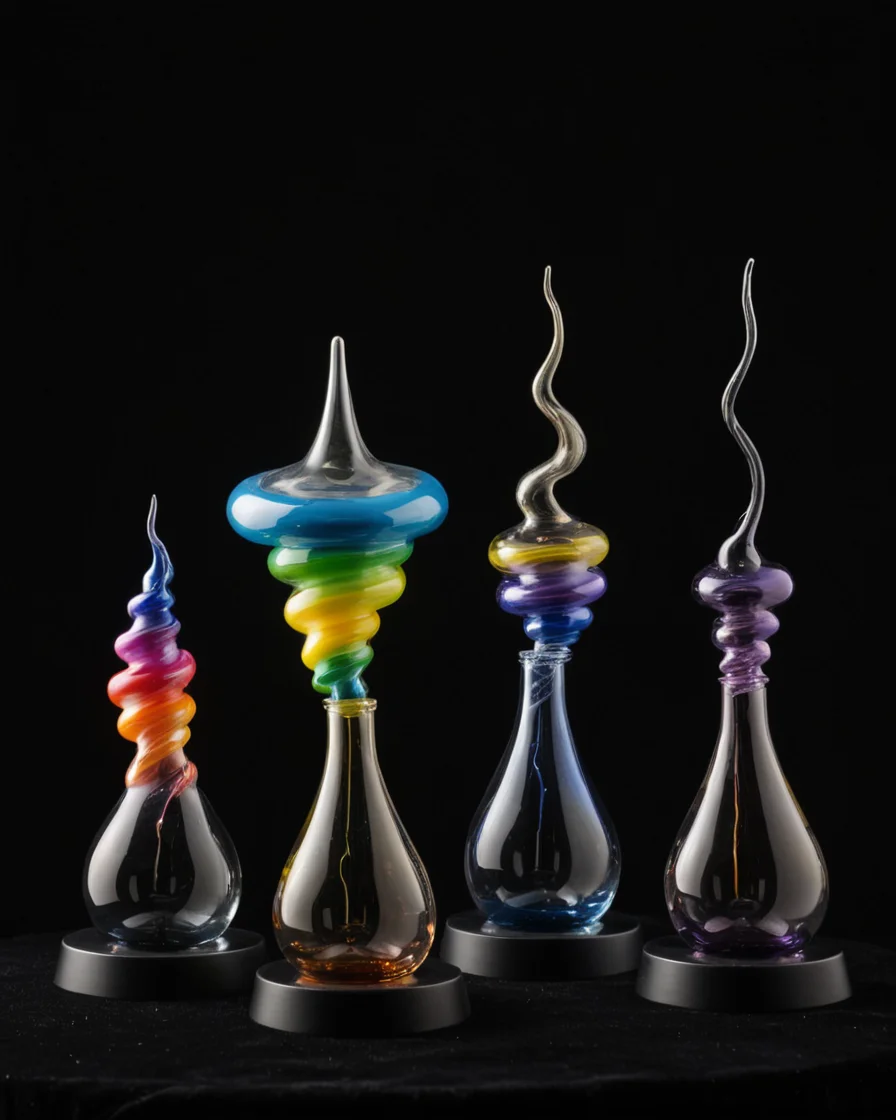 Weather Systems, Hand-Blown Glass — SDXL AI prompt