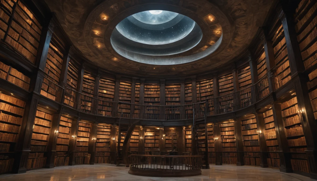 The Upward Library — SDXL AI prompt
