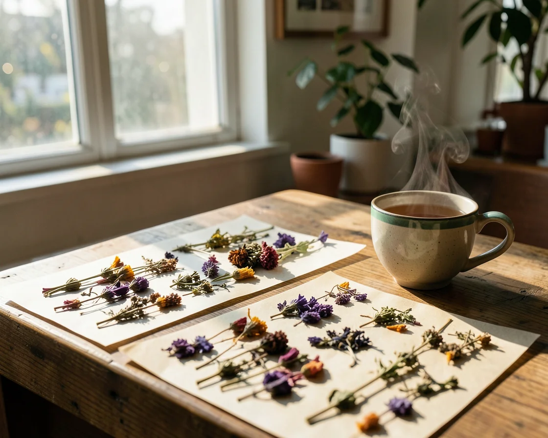 Pressed Botany — Flux AI prompt