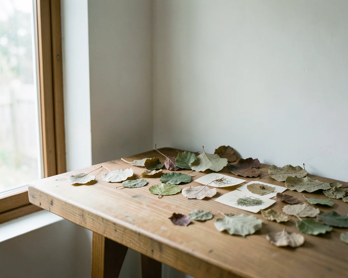 Pressed Flora Study — Flux AI prompt