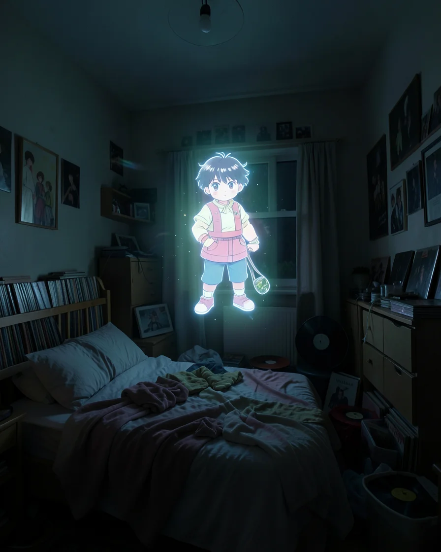 Digital Afterimage — Flux AI prompt
