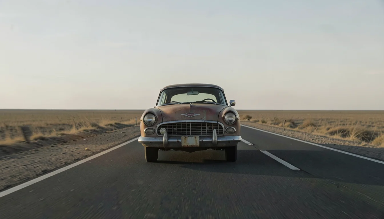 Endless Road — Flux AI prompt