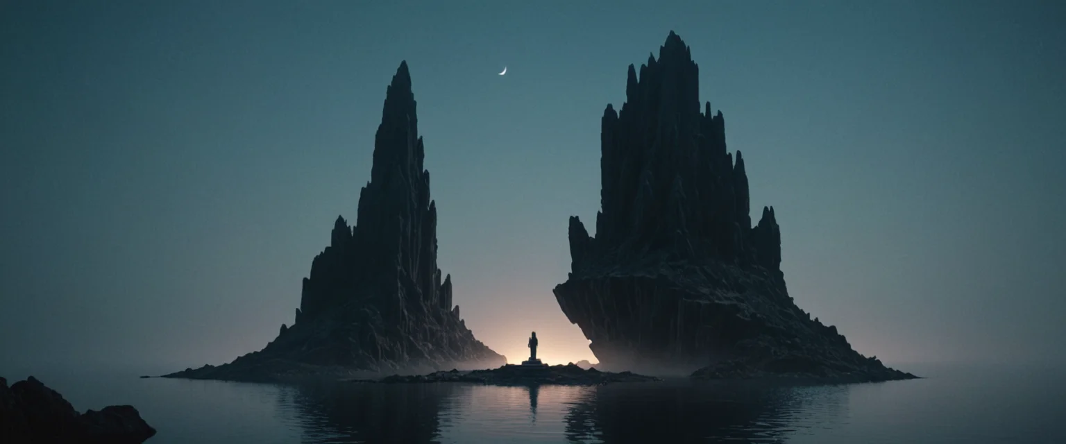 Floating Geometry — SDXL AI prompt