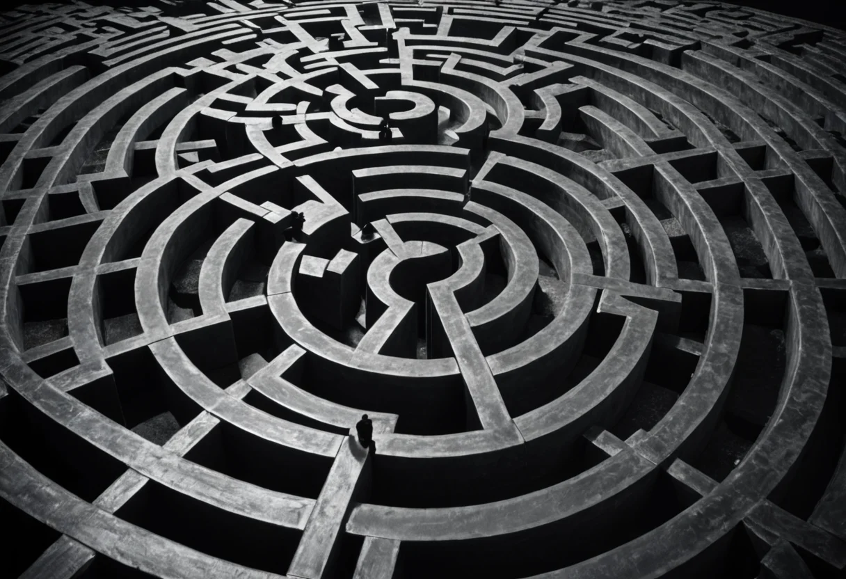 Impossible Geometry Labyrinth — SDXL AI prompt