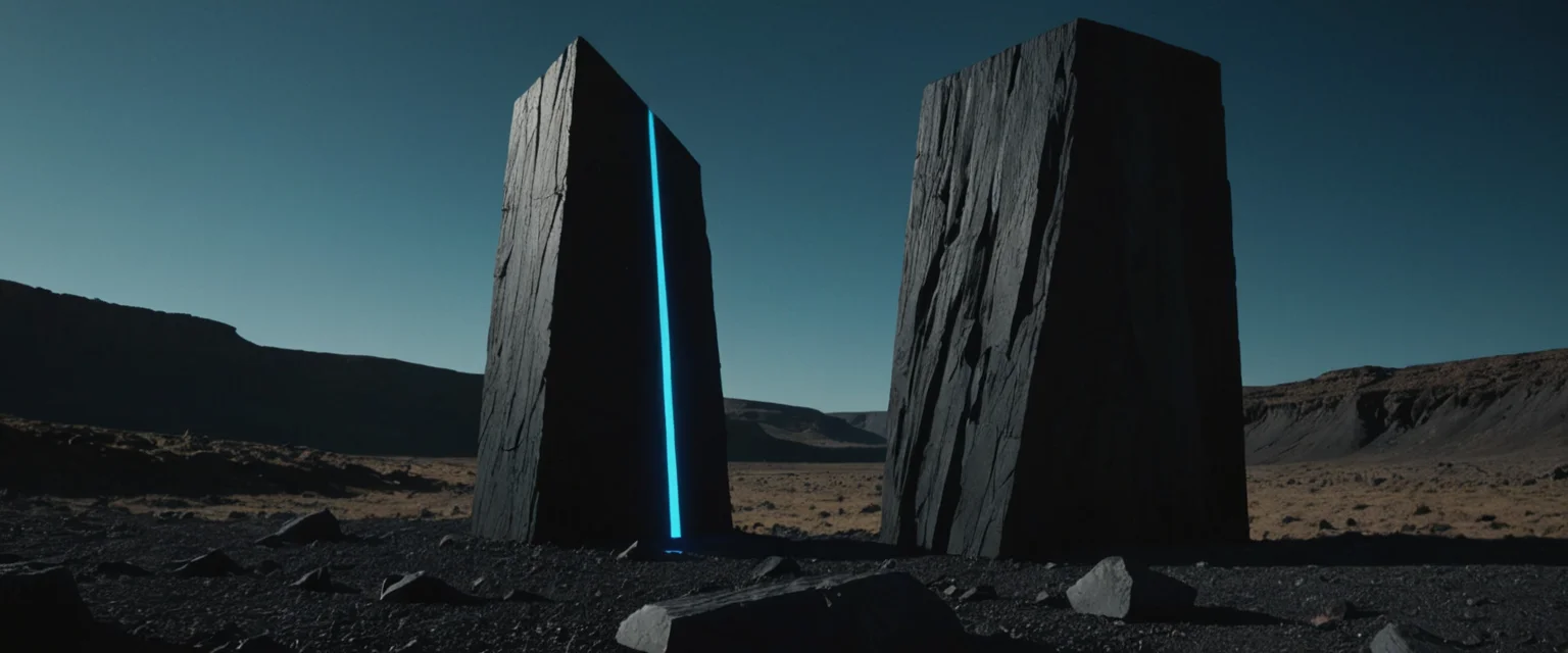 Impossible Geometry Monolith — SDXL AI prompt