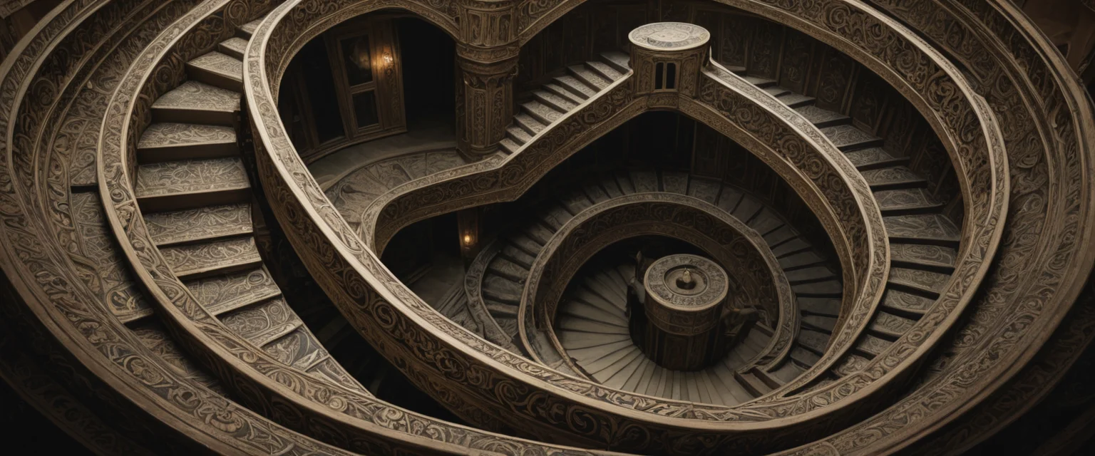 Impossible Geometry Tapestry — SDXL AI prompt