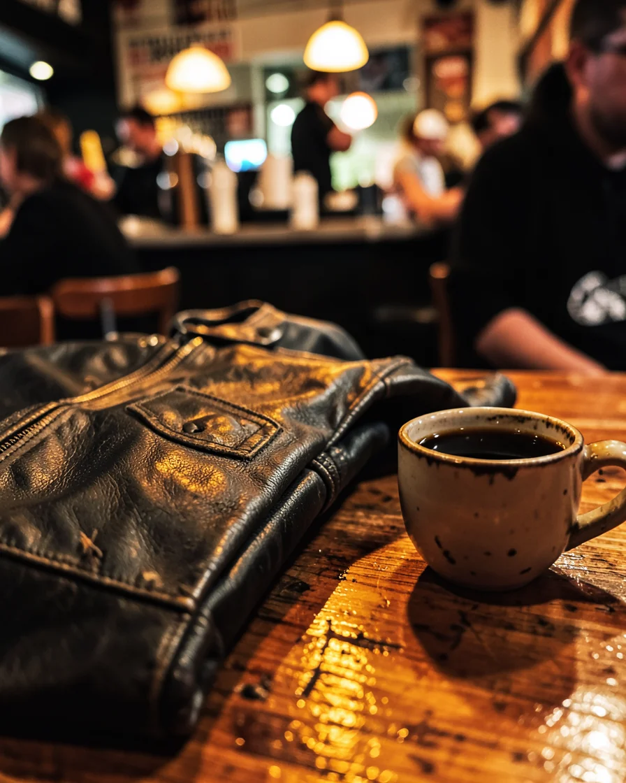 Late Night Coffee — Flux AI prompt