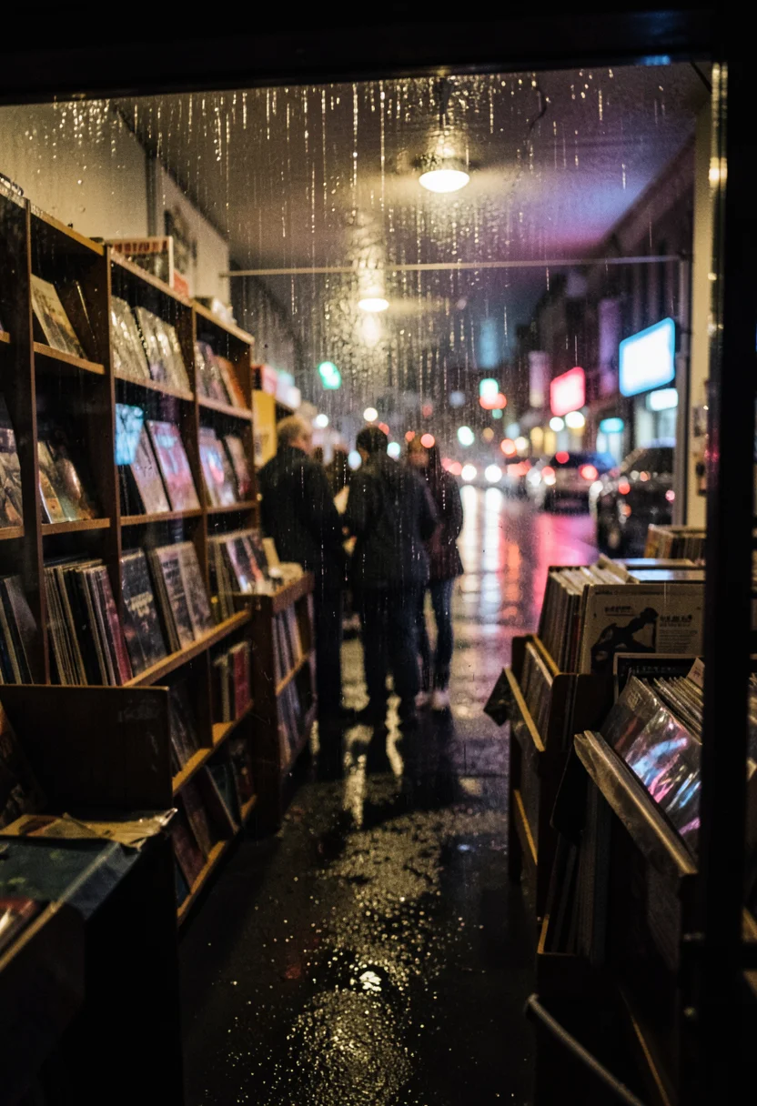 Indie Sleaze Rain — Flux AI prompt
