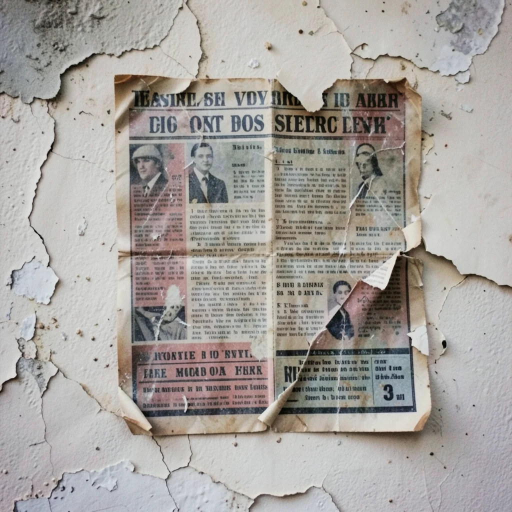Typographic Decay — Flux AI prompt
