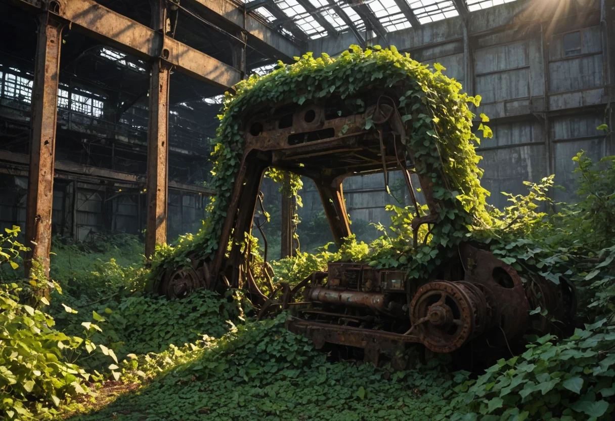 Verdigris Ruin — SDXL AI prompt