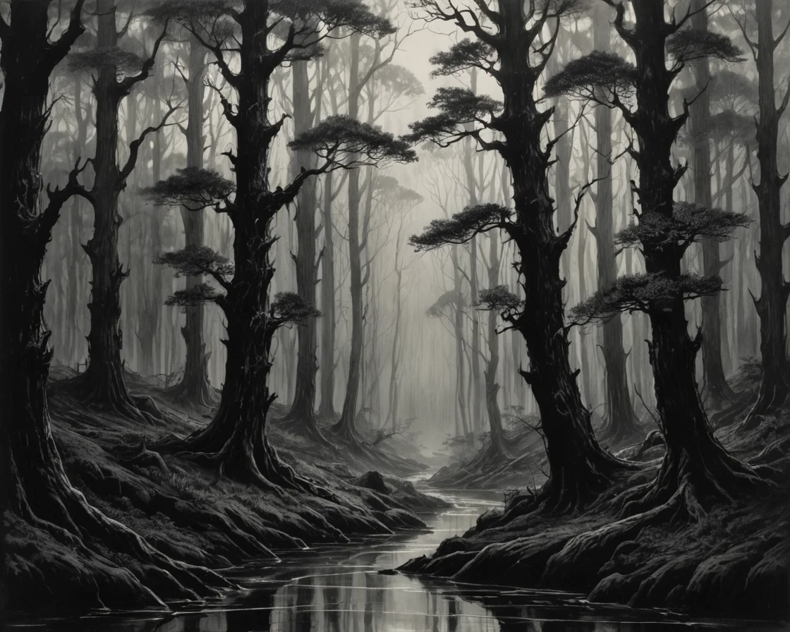 Ink Forest — SDXL AI prompt