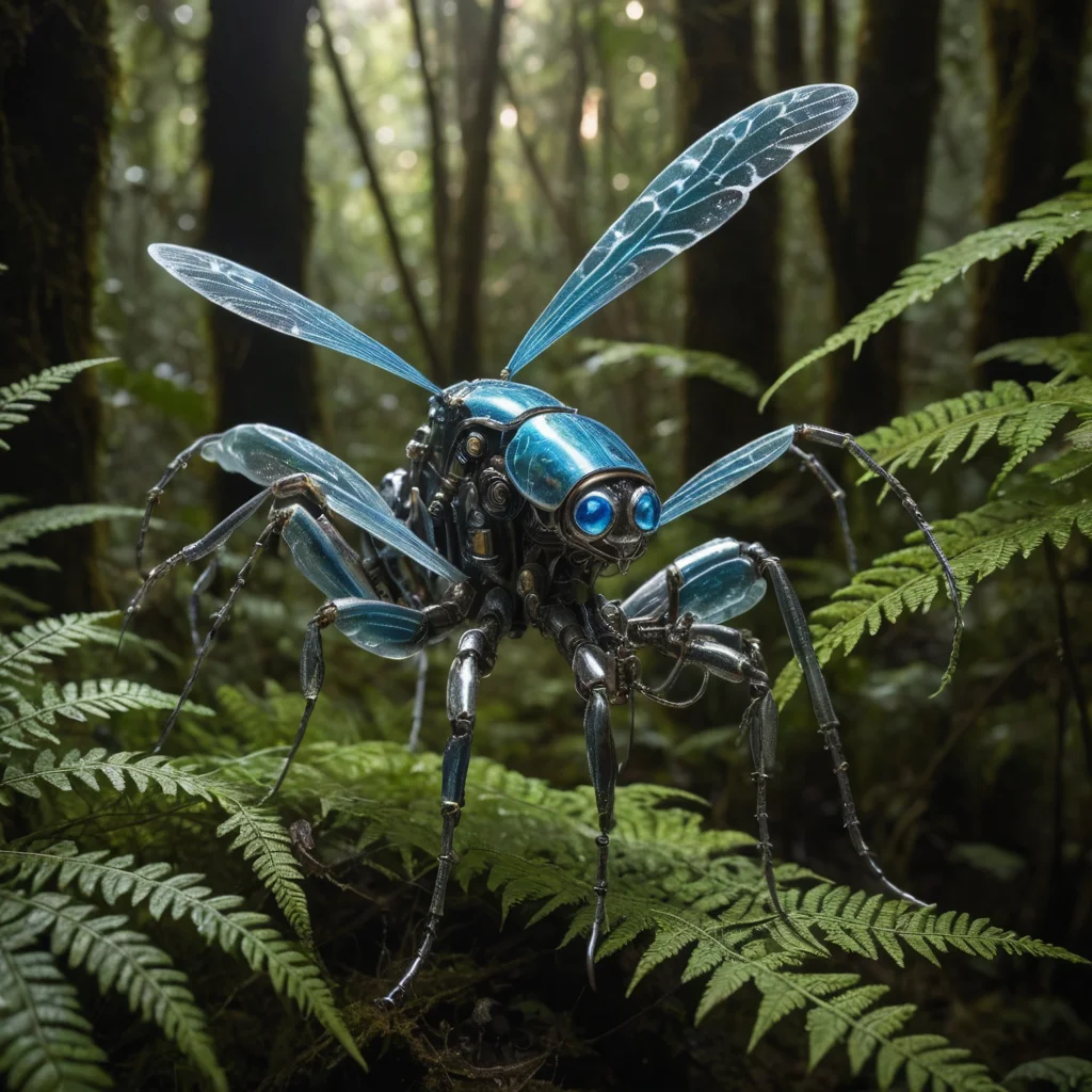 Mechanical Bloom — SDXL AI prompt