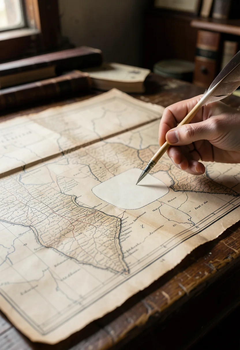 The Inner Cartography — Flux AI prompt