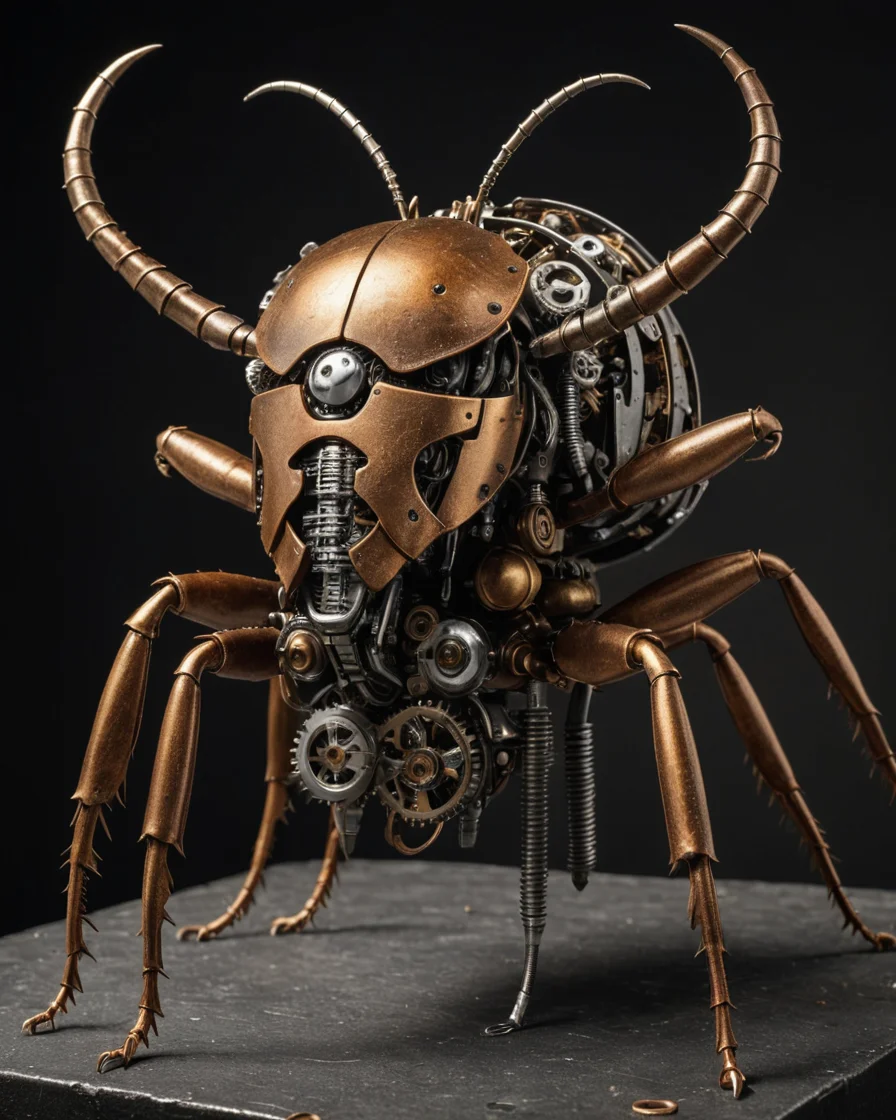 Iron Beetle Study — SDXL AI prompt