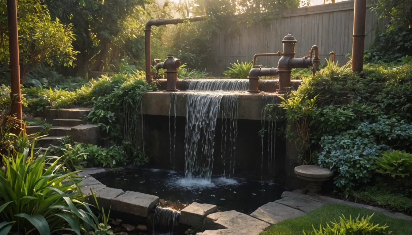 Iron Flume Garden — SDXL AI prompt