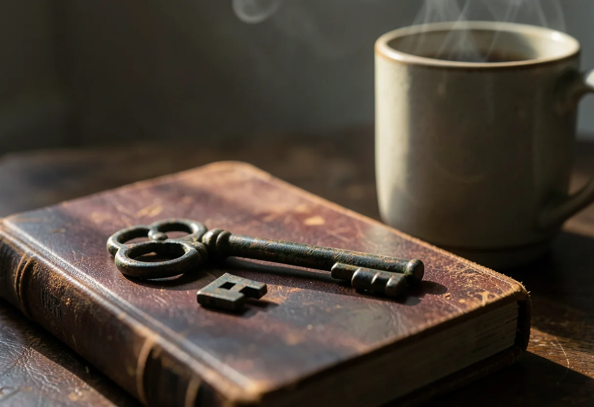 The Weight of the Key — Flux AI prompt