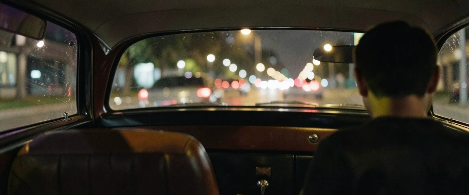Rear View Drift — Flux AI prompt
