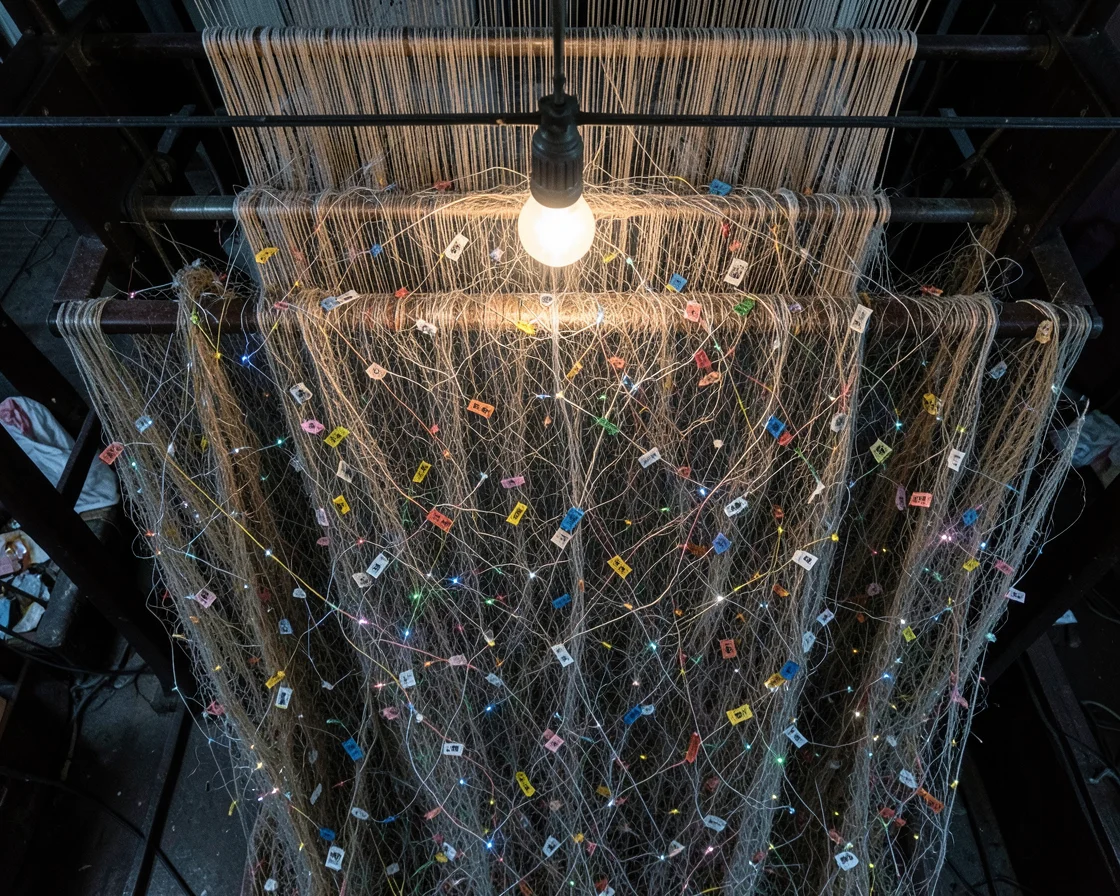 Loom of Noise — Flux AI prompt