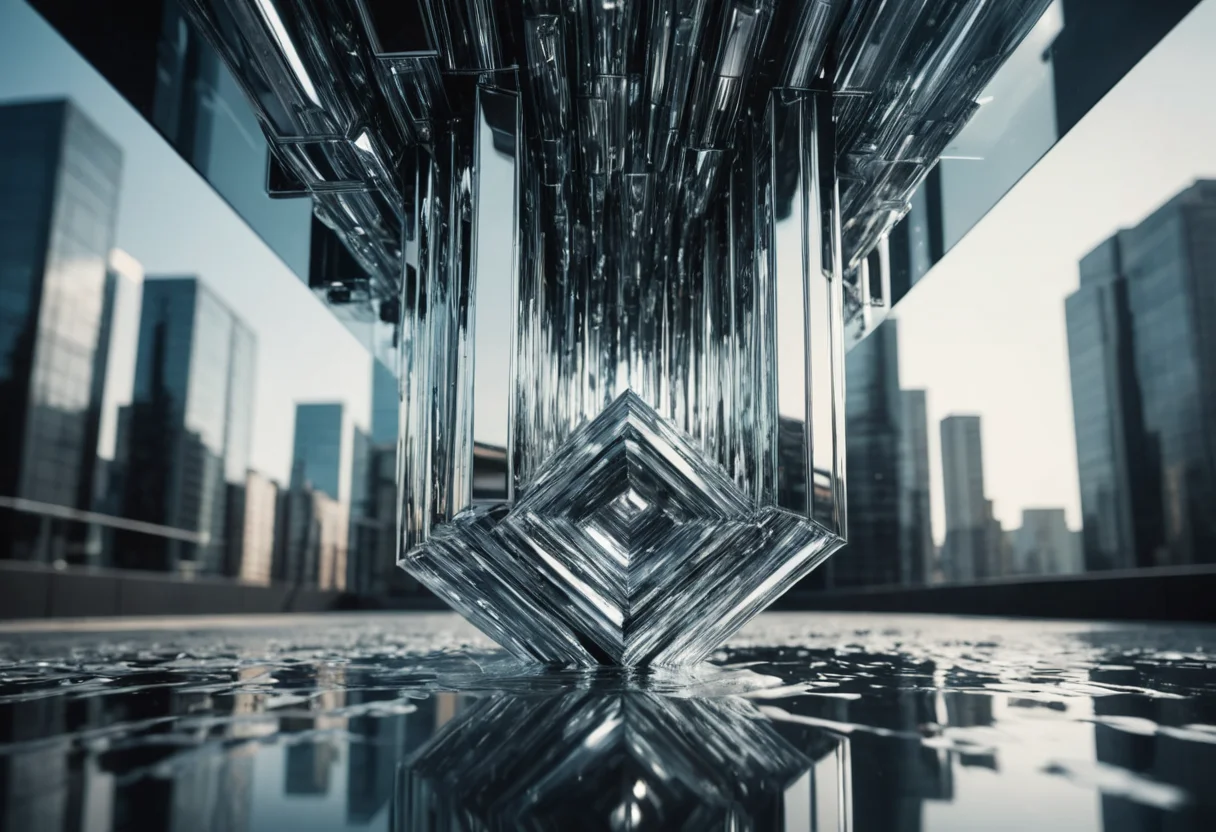 Kinetic Fluid Geometry — SDXL AI prompt