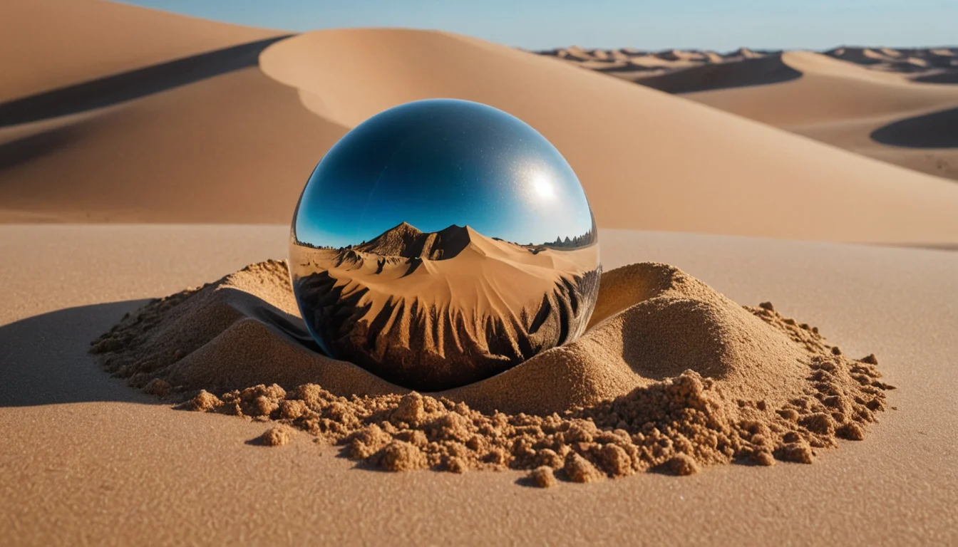 Kinetic Sand Dune — SDXL AI prompt