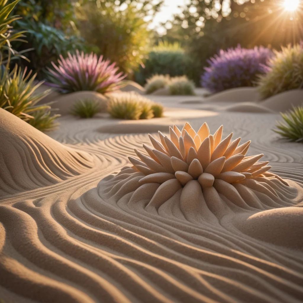 Kinetic Sand Garden — SDXL AI prompt
