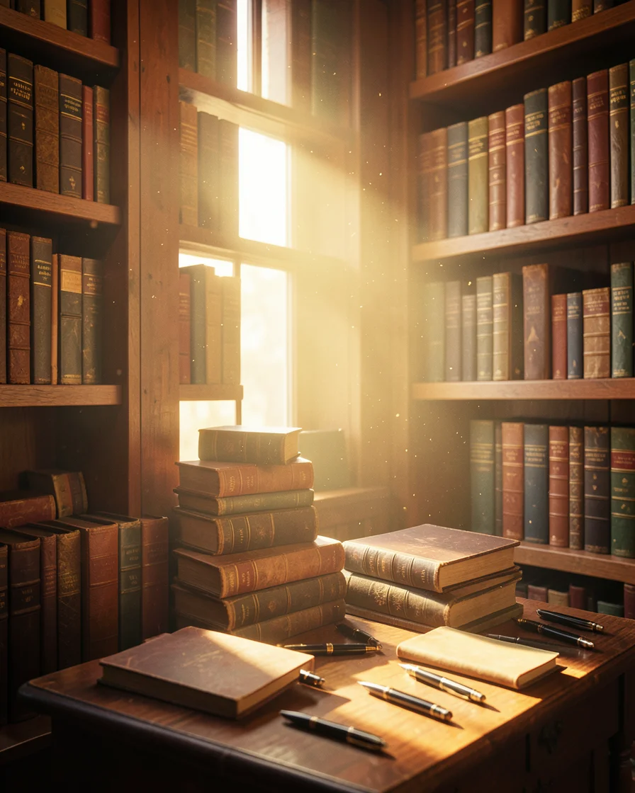 Light Academia Archive — Flux AI prompt