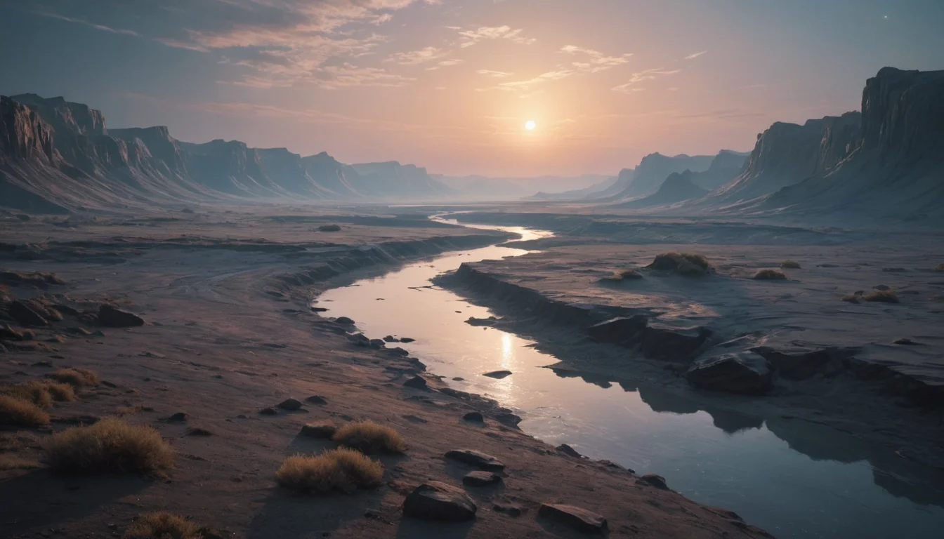 The River of Pure Light — SDXL AI prompt