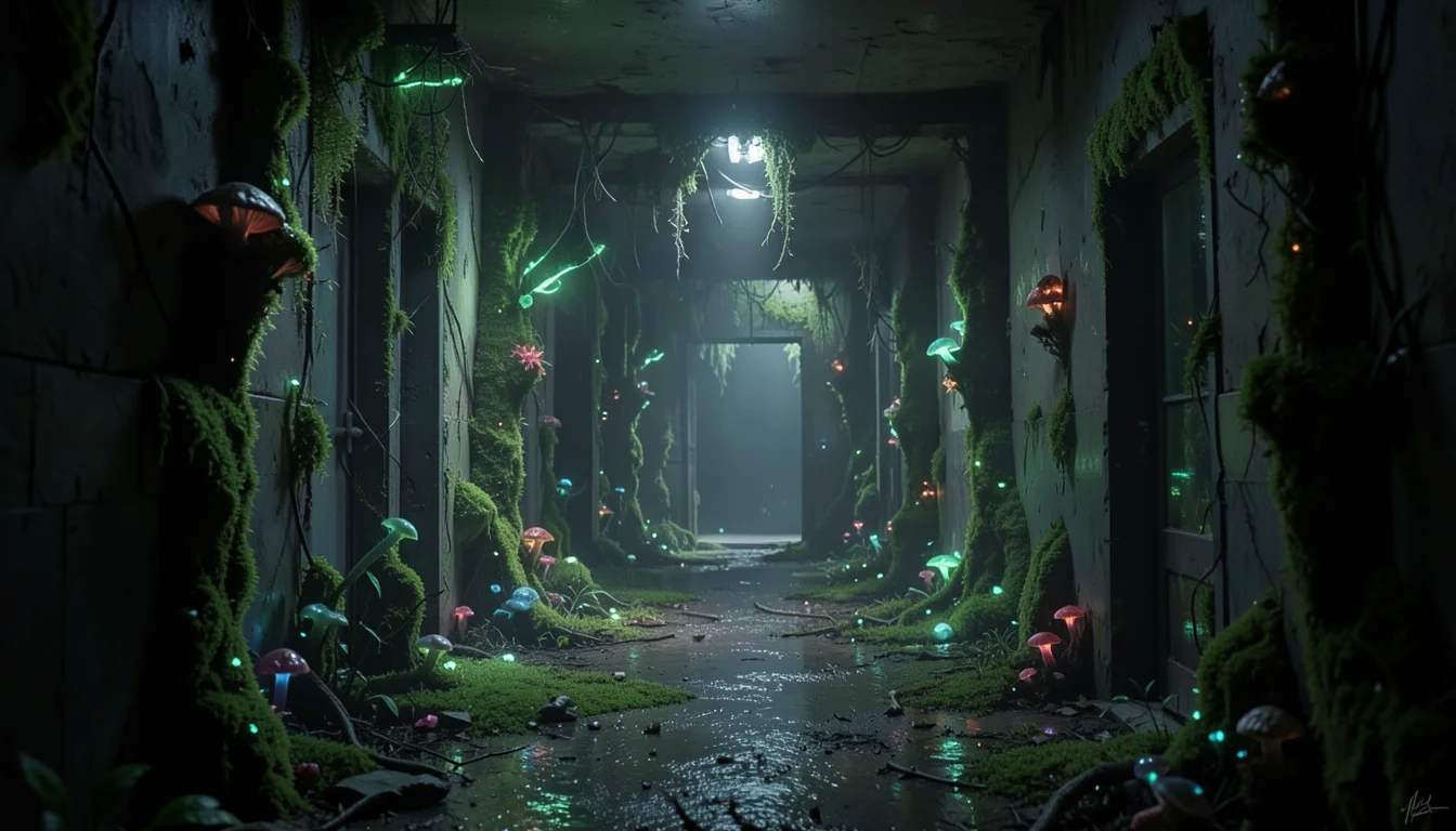 Overgrown Liminal — Flux AI prompt