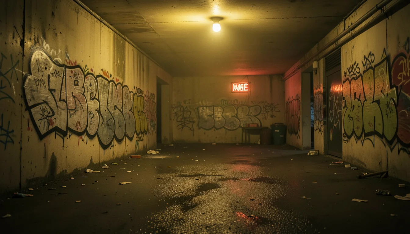 Concrete After Hours — Flux AI prompt