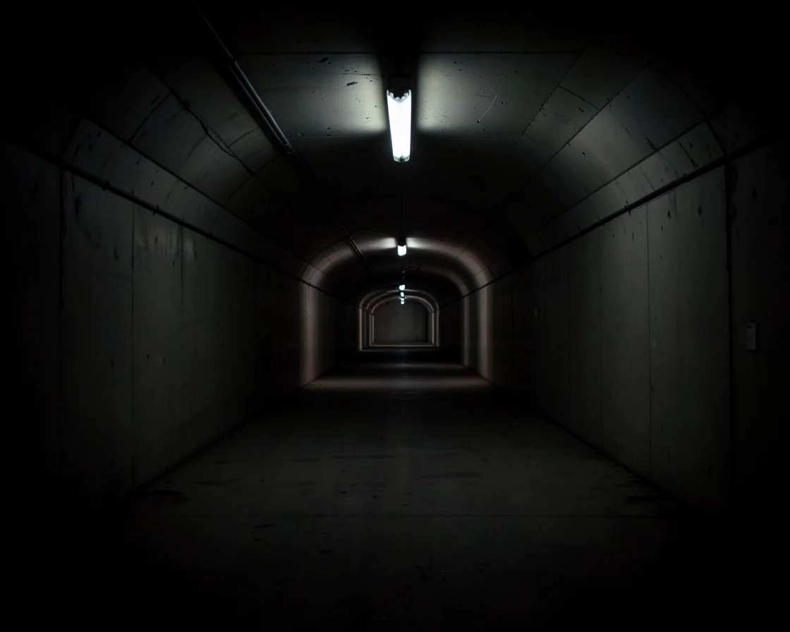 Liminal Tunnel — Flux AI prompt