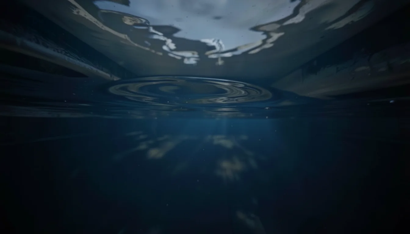 Submerged Reflection — Flux AI prompt
