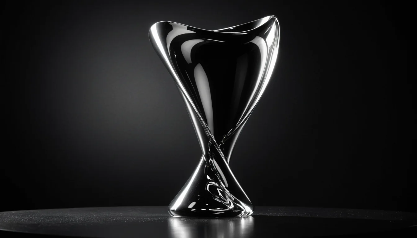 Chrome Hourglass Flow — SDXL AI prompt