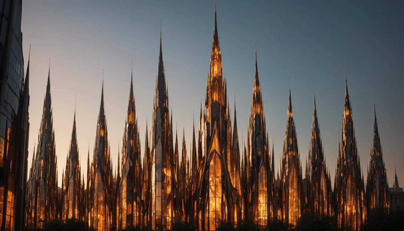 Molten Architecture — SDXL AI prompt