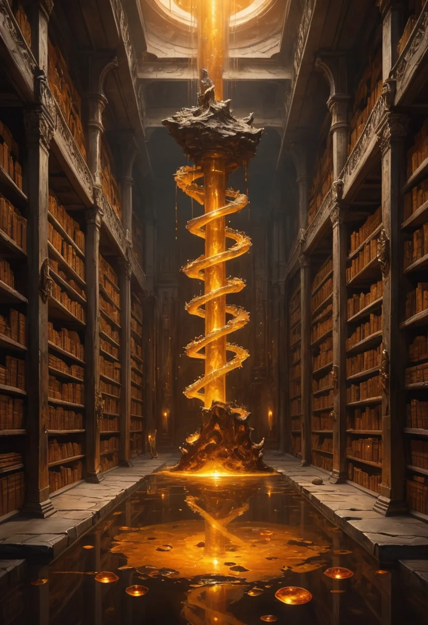 The Amber Memoir — SDXL AI prompt
