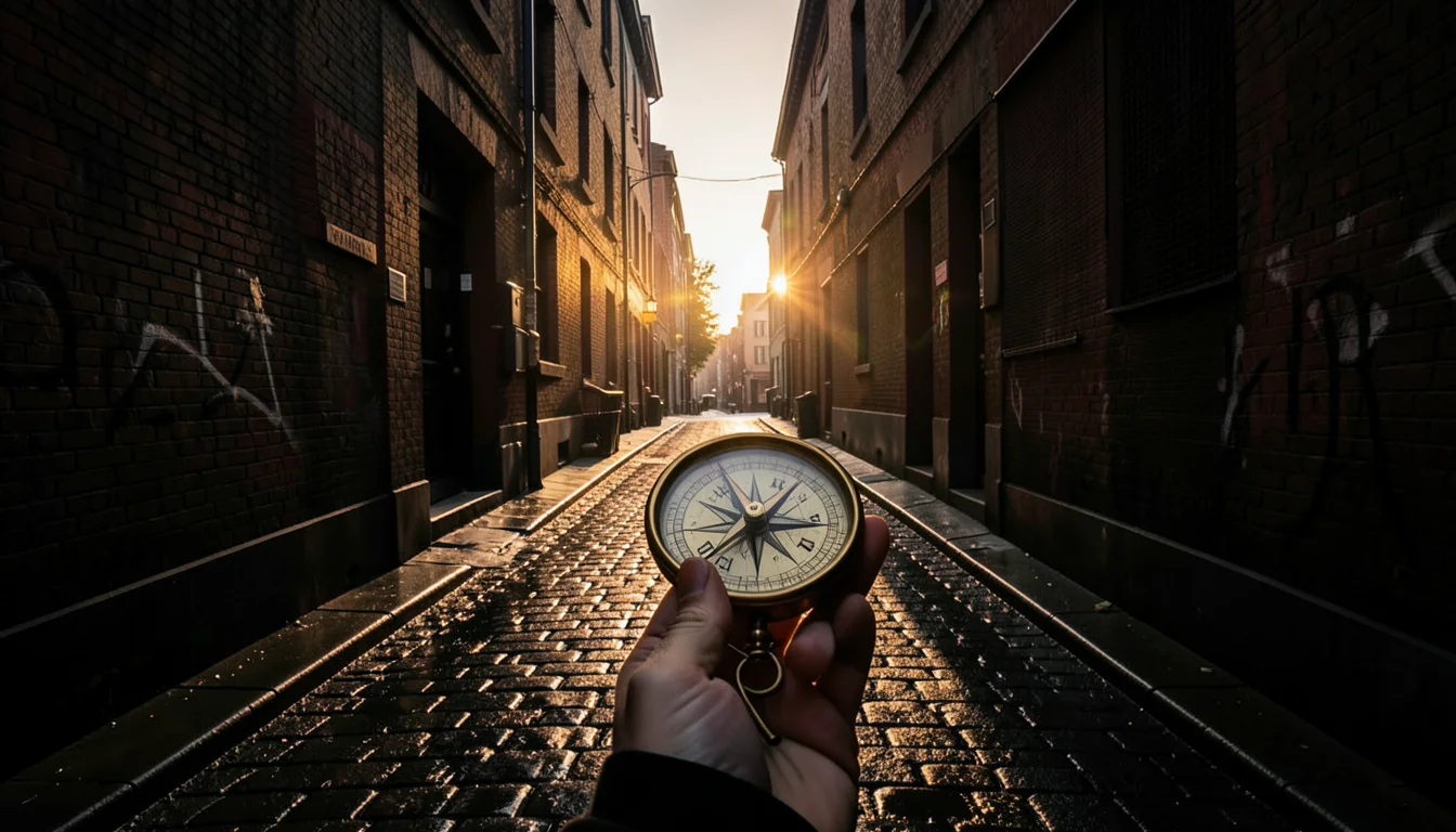 Directionless Walk — Flux AI prompt