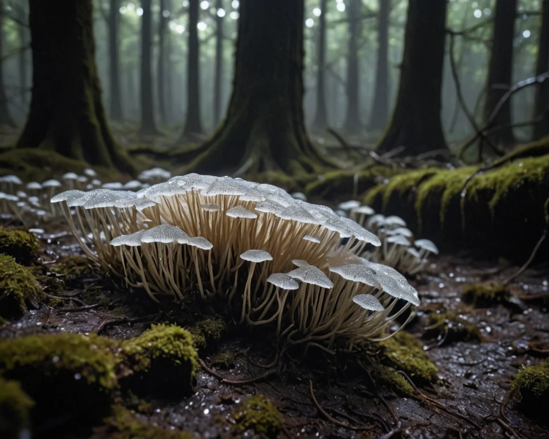 Macro Fungal Landscape — SDXL AI prompt