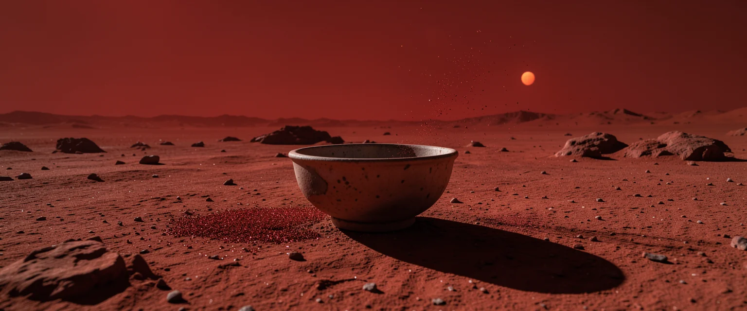 Crimson Dust — Flux AI prompt