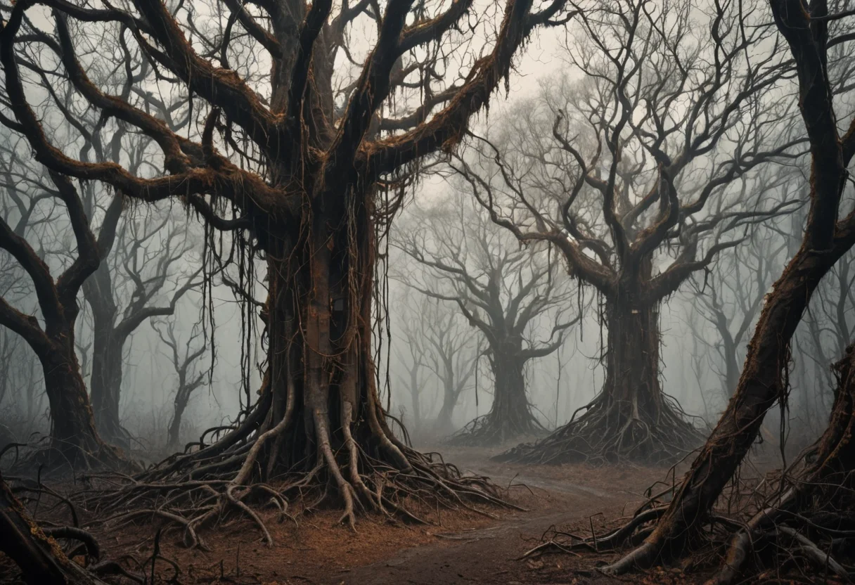 Iron Sequoia (illustration) — SDXL AI prompt