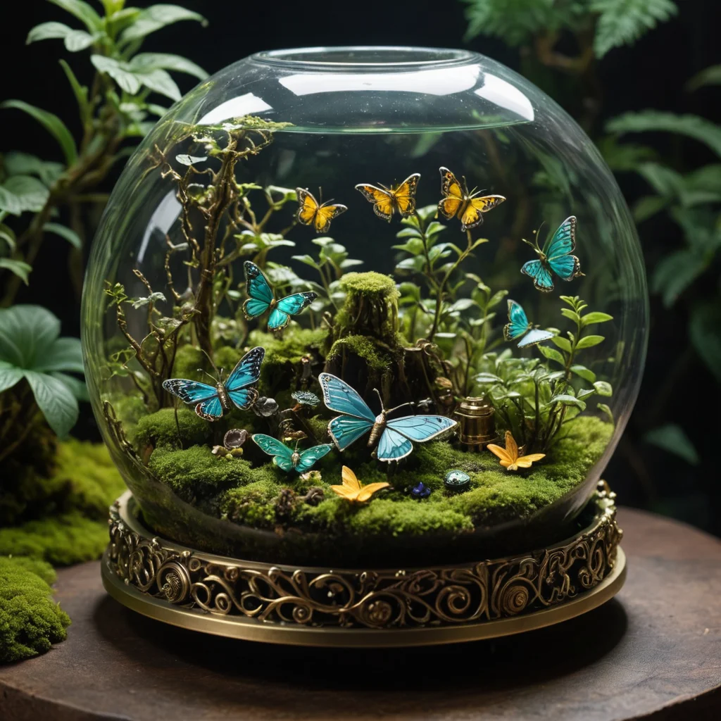 The Clockwork Bloom — SDXL AI prompt